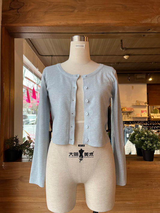 Light Button Up Cardigan