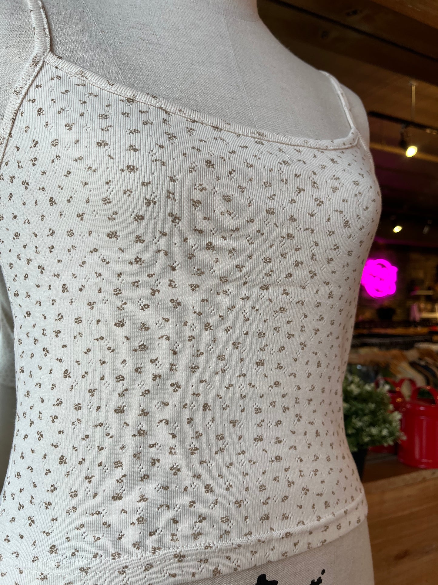 Tie Front Cardigan and Tank Top Set