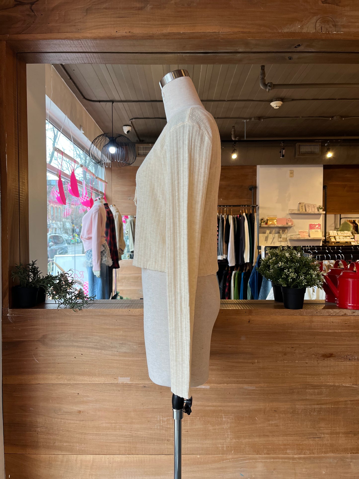Tie Front Cardigan and Tank Top Set
