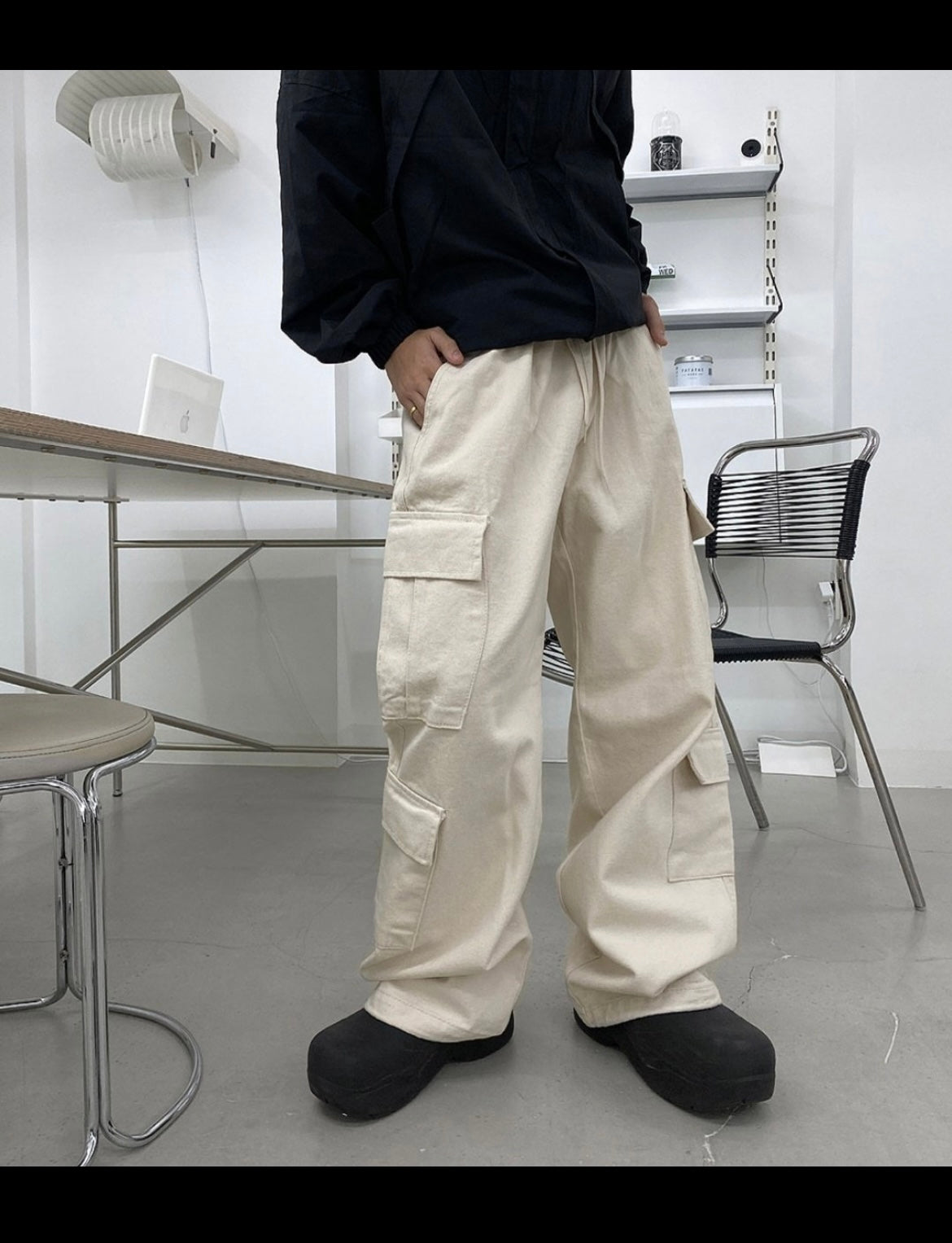 Double pocket cargo pants