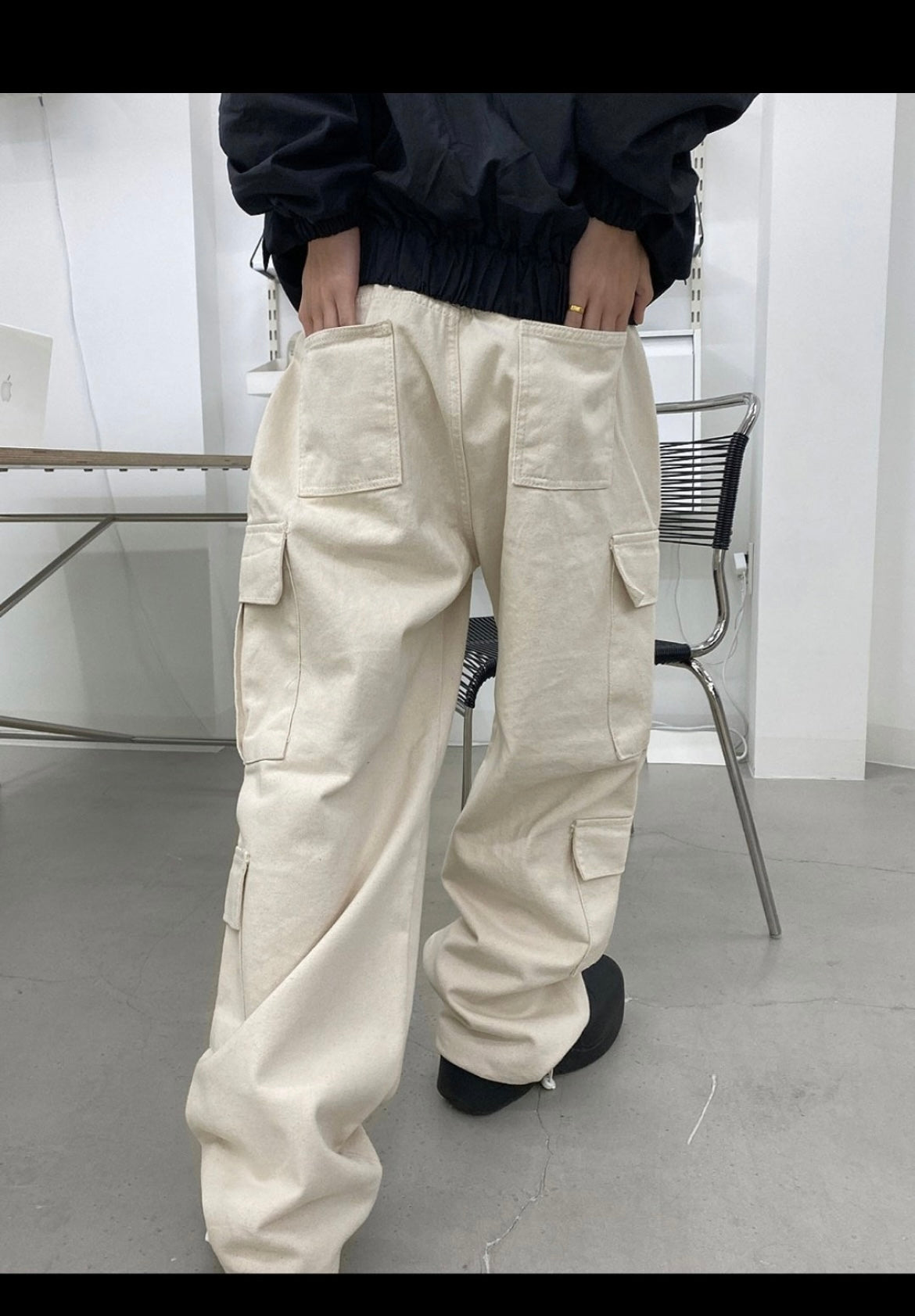 Double pocket cargo pants