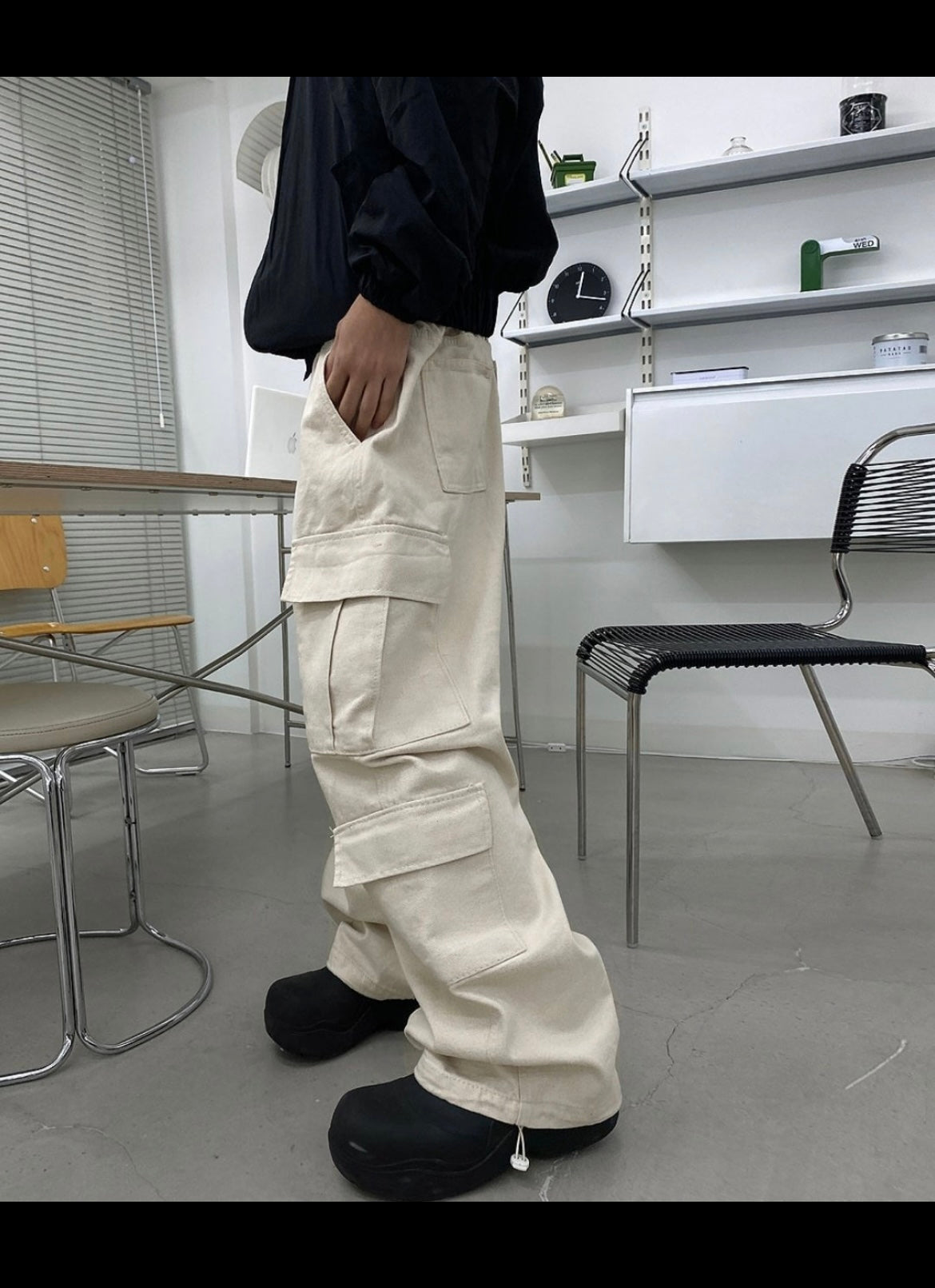 Double pocket cargo pants