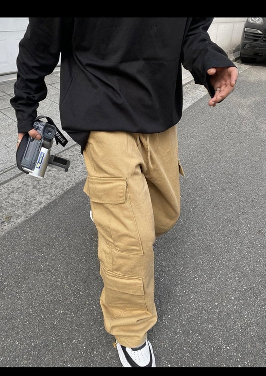 Double pocket cargo pants