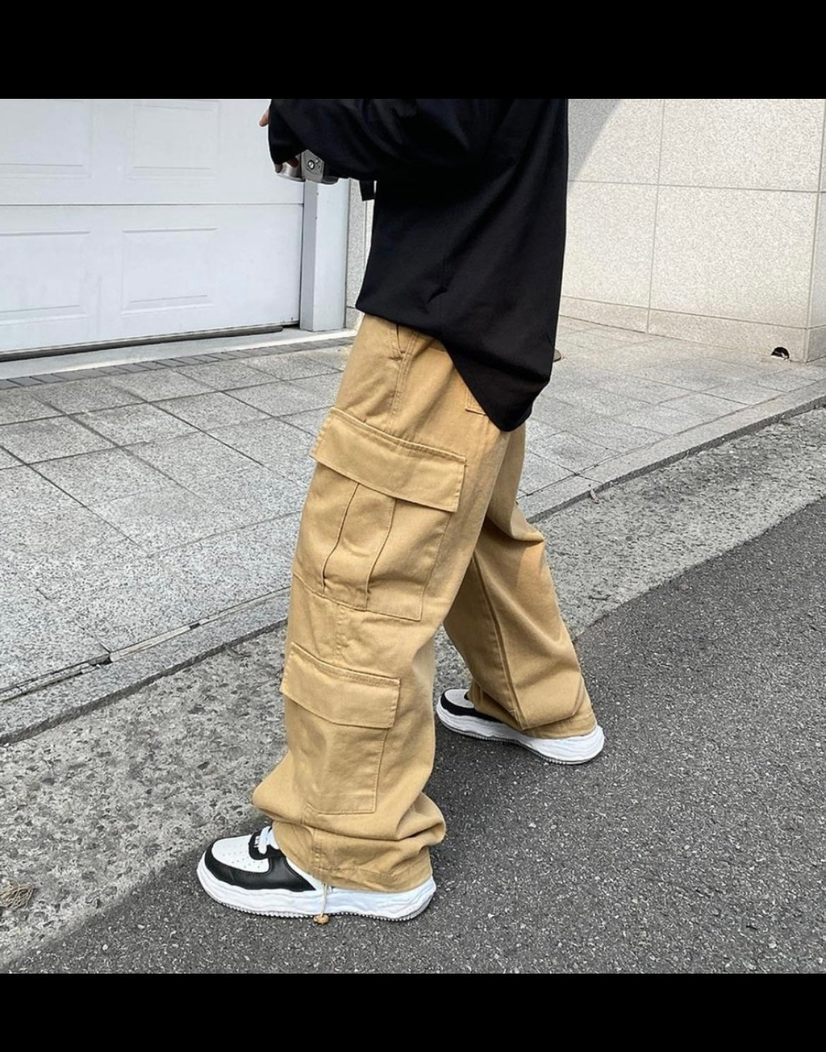 Double pocket cargo pants