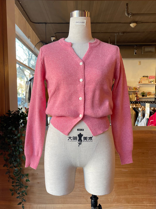 Scoop V-Neck Cardigan