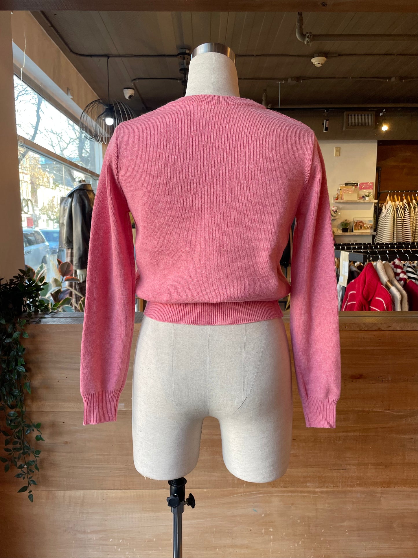 Scoop V-Neck Cardigan