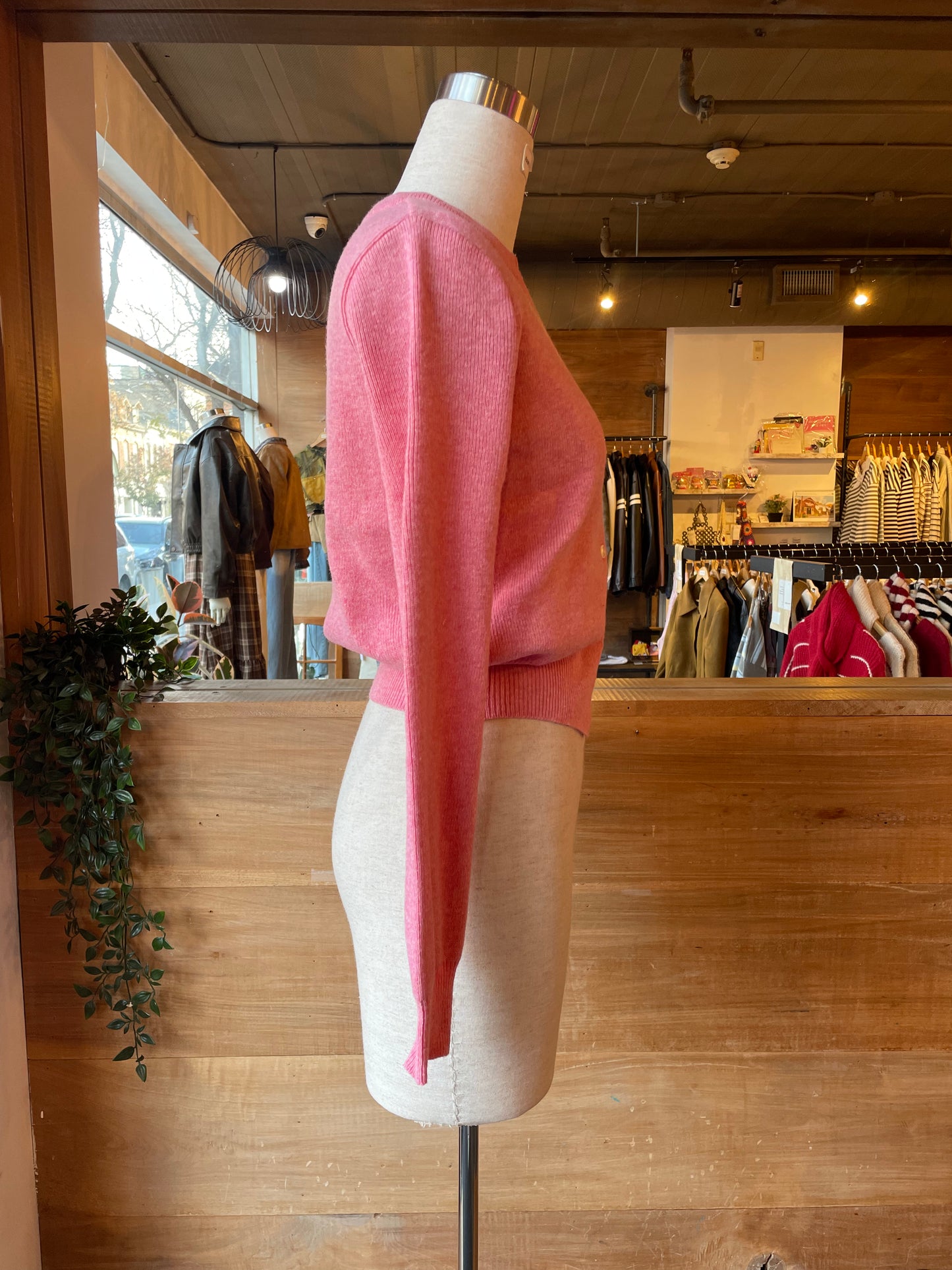 Scoop V-Neck Cardigan