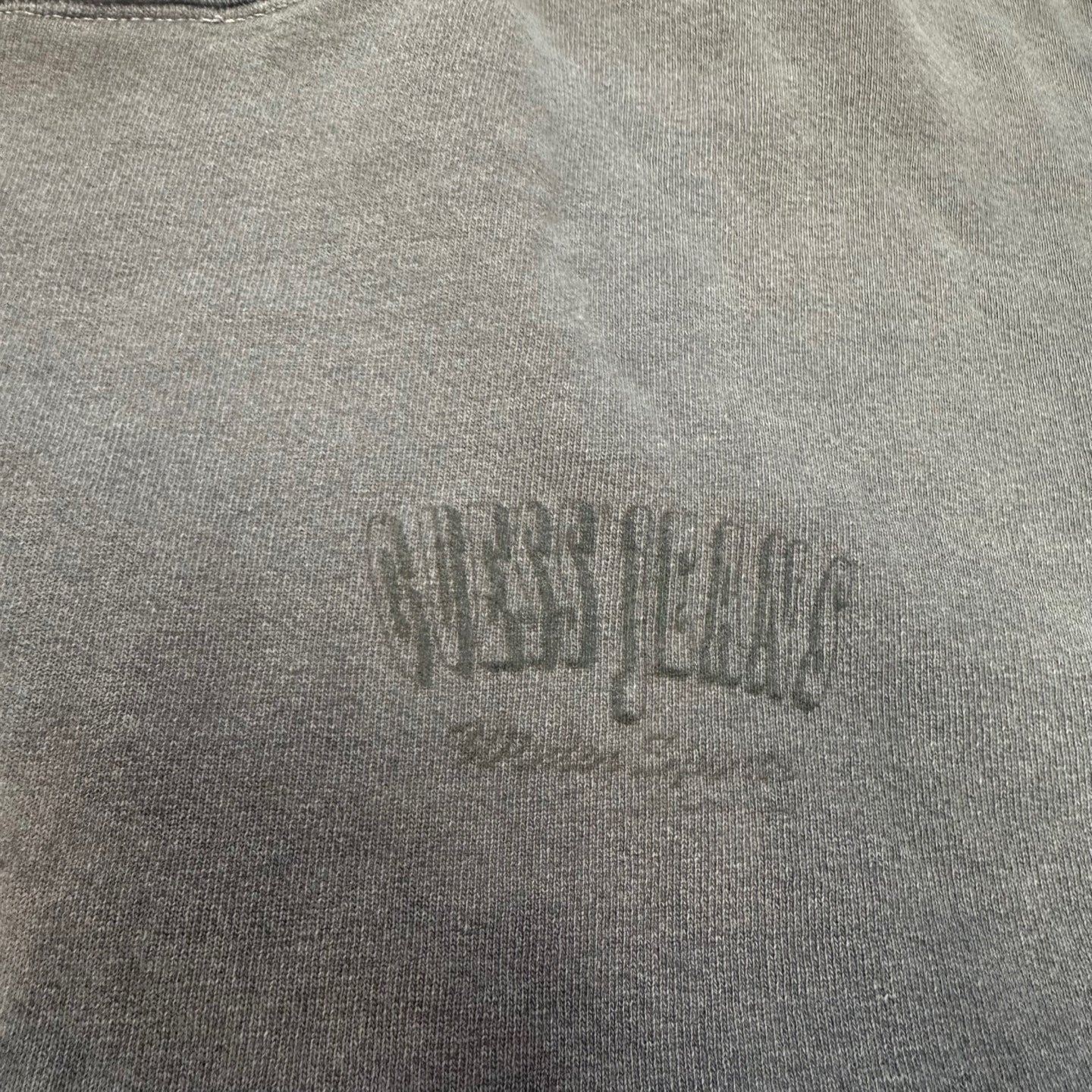 Vintage Guess Jeans Distressed Blue Boxy Fit Sweatshirt