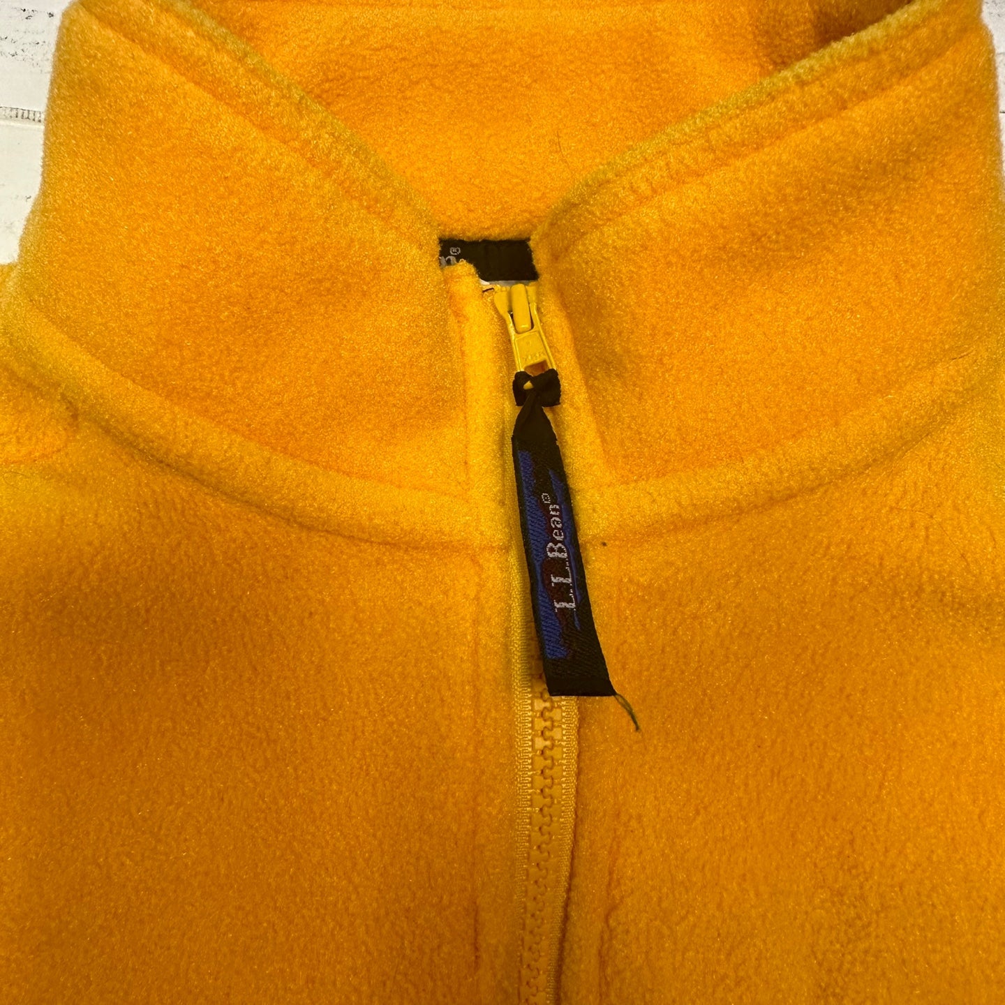 Vintage L.L Bean Yellow Fleece Sweatshirt
