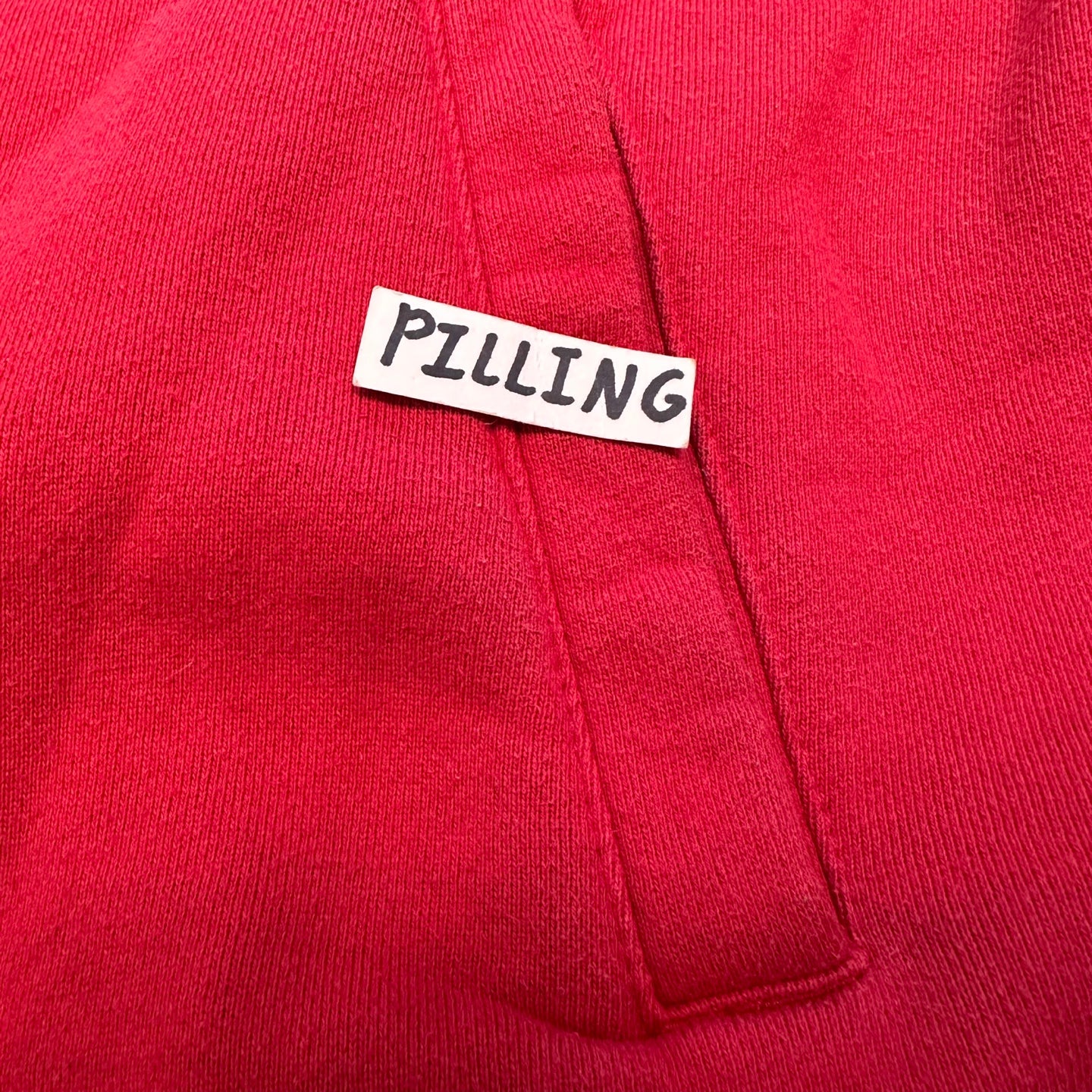 Vintage ESPN Red and Black Quarter Zip Up Hoodie