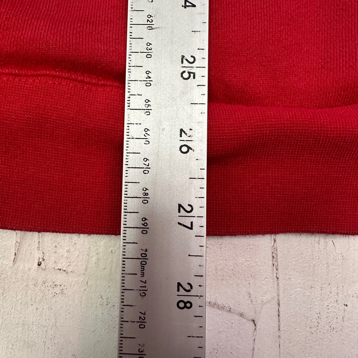 Vintage ESPN Red and Black Quarter Zip Up Hoodie