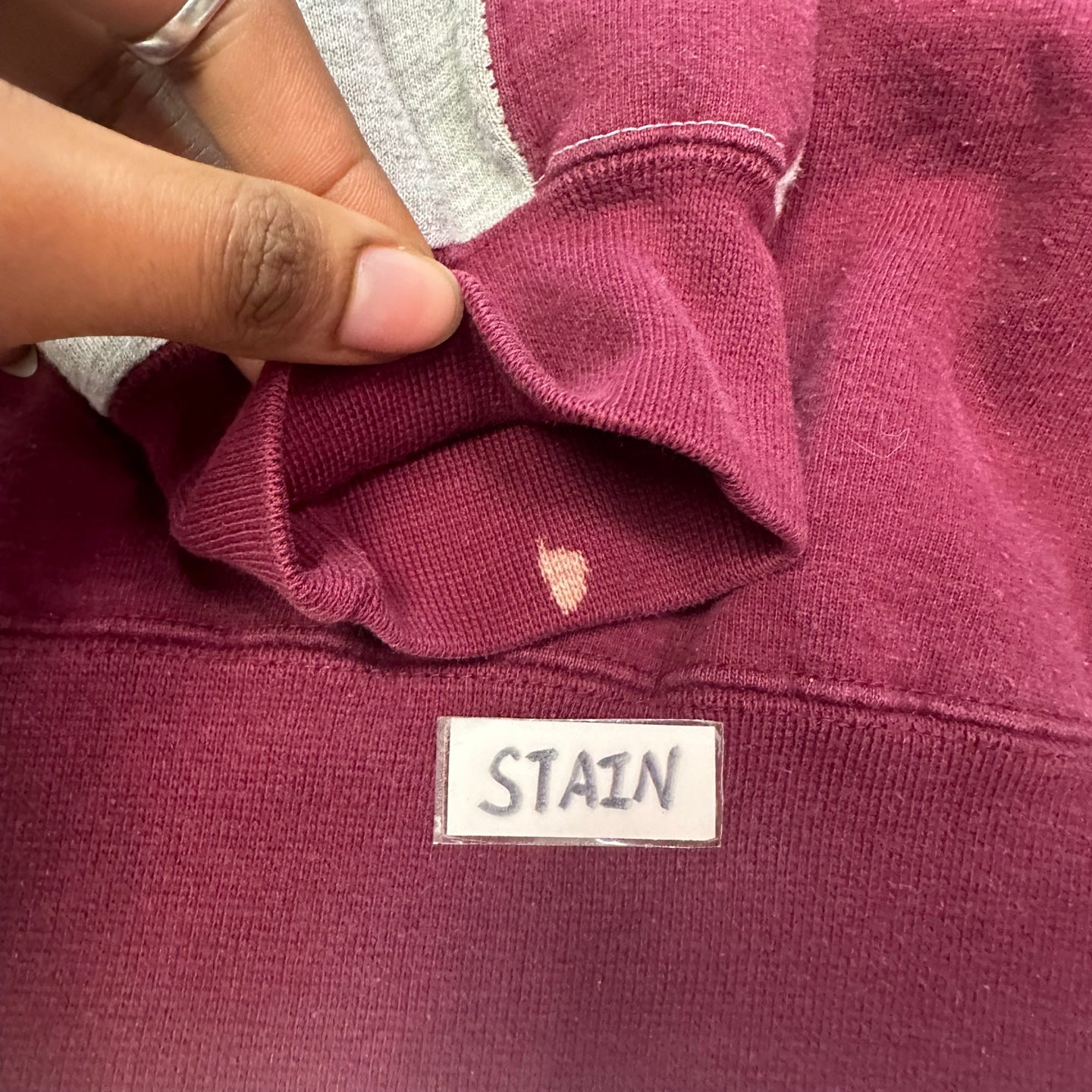 Vintage Winnie the Pooh Grey and Burgundy Sweatshirt