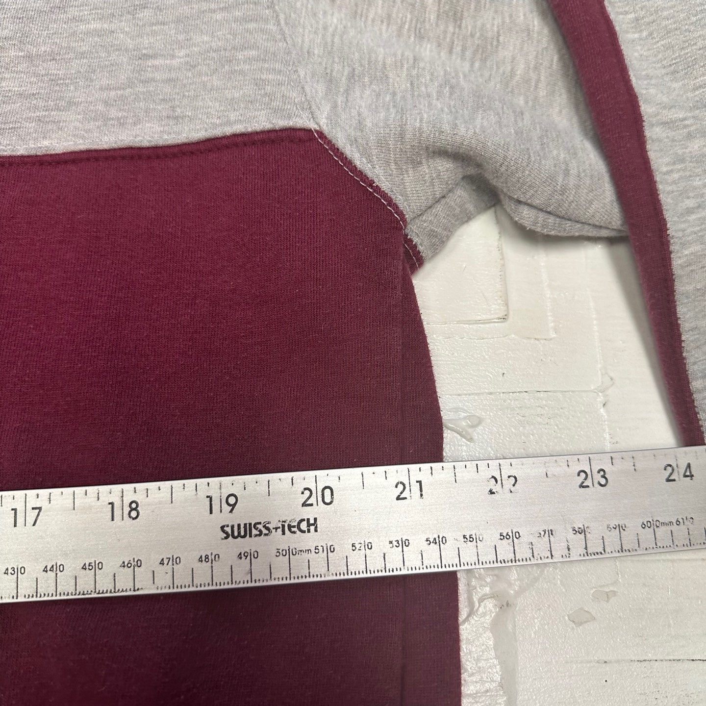 Vintage Winnie the Pooh Grey and Burgundy Sweatshirt
