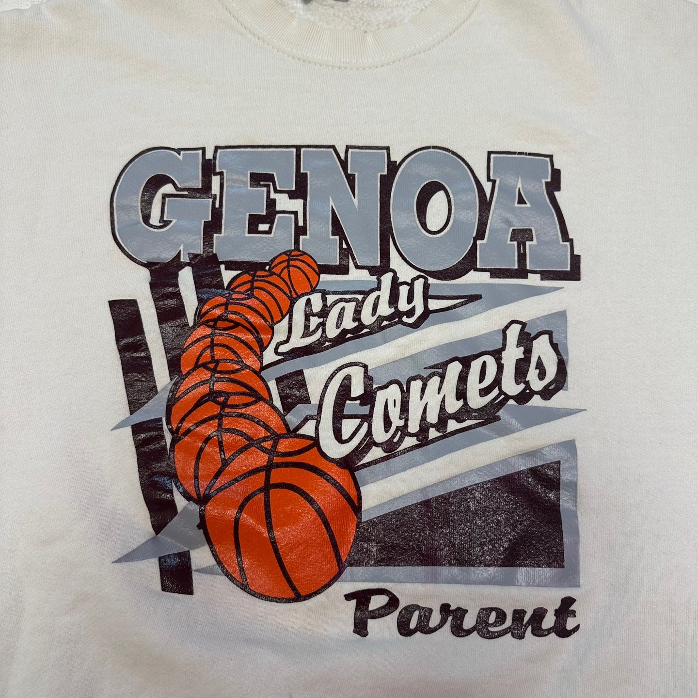 Vintage Genoa Lady Comets Basketball Graphic Sweatshirt