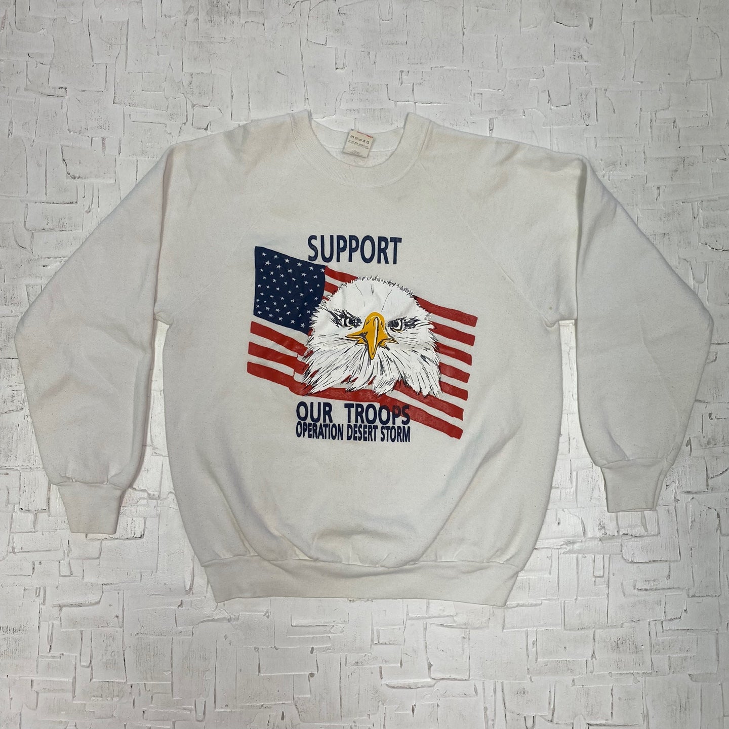 Vintage "Support Our Troops" USA Sweatshirt