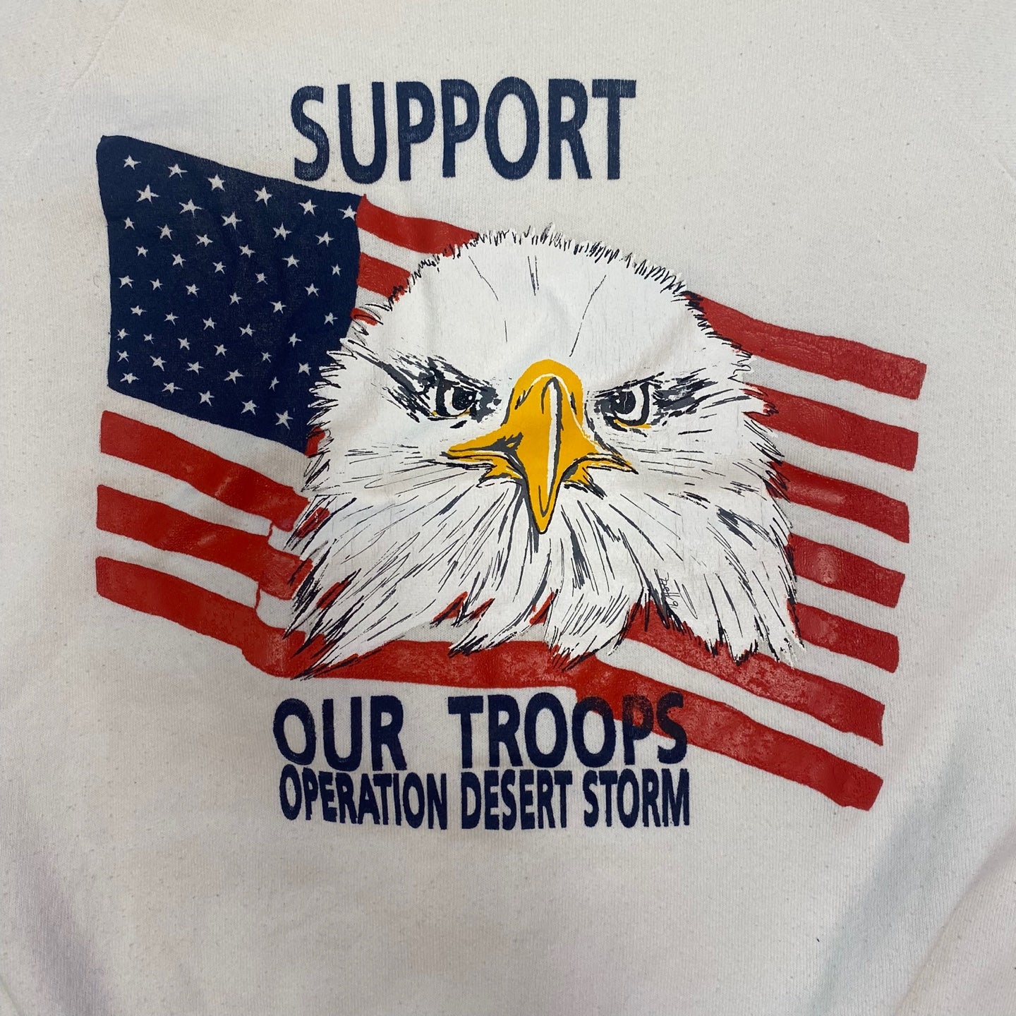 Vintage "Support Our Troops" USA Sweatshirt