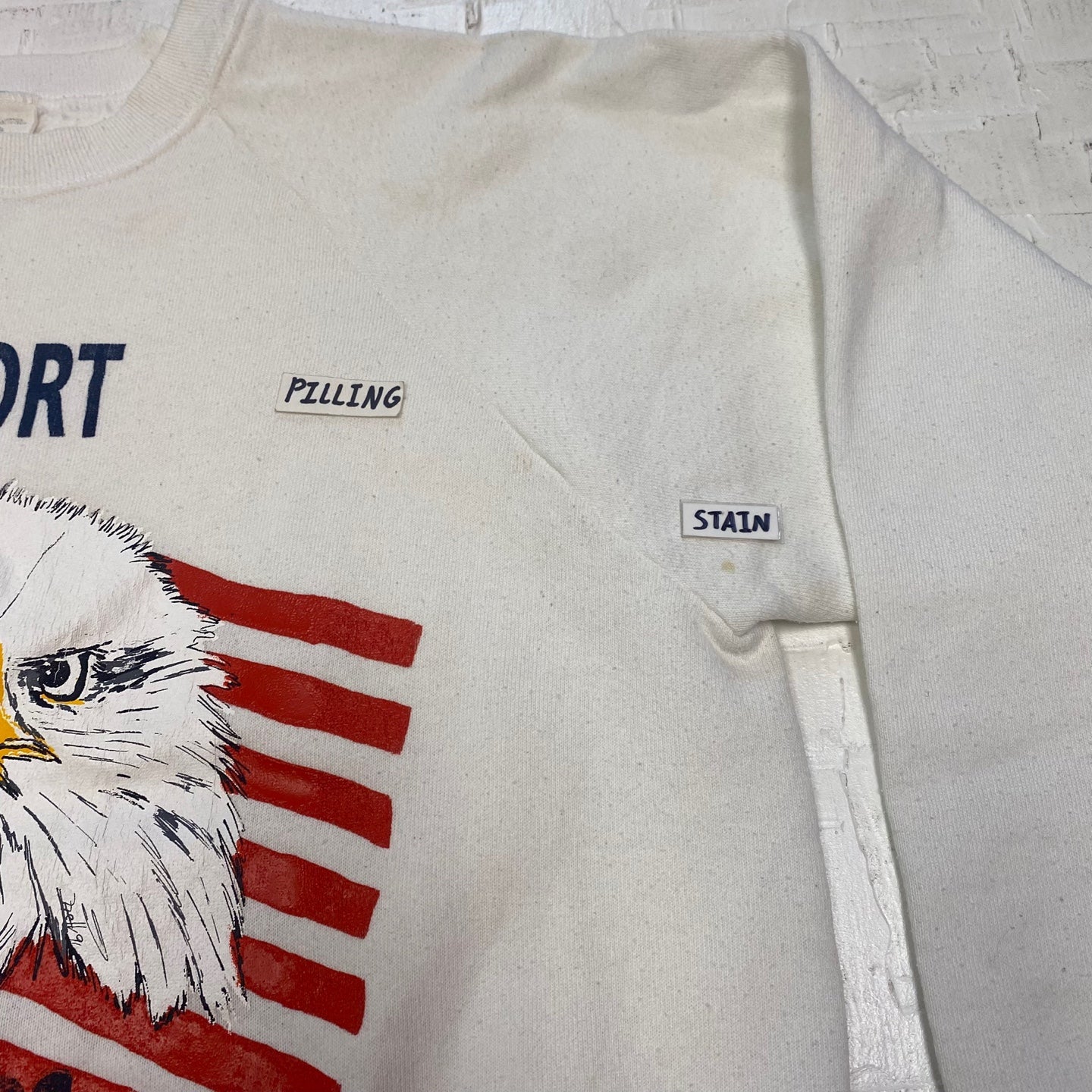 Vintage "Support Our Troops" USA Sweatshirt