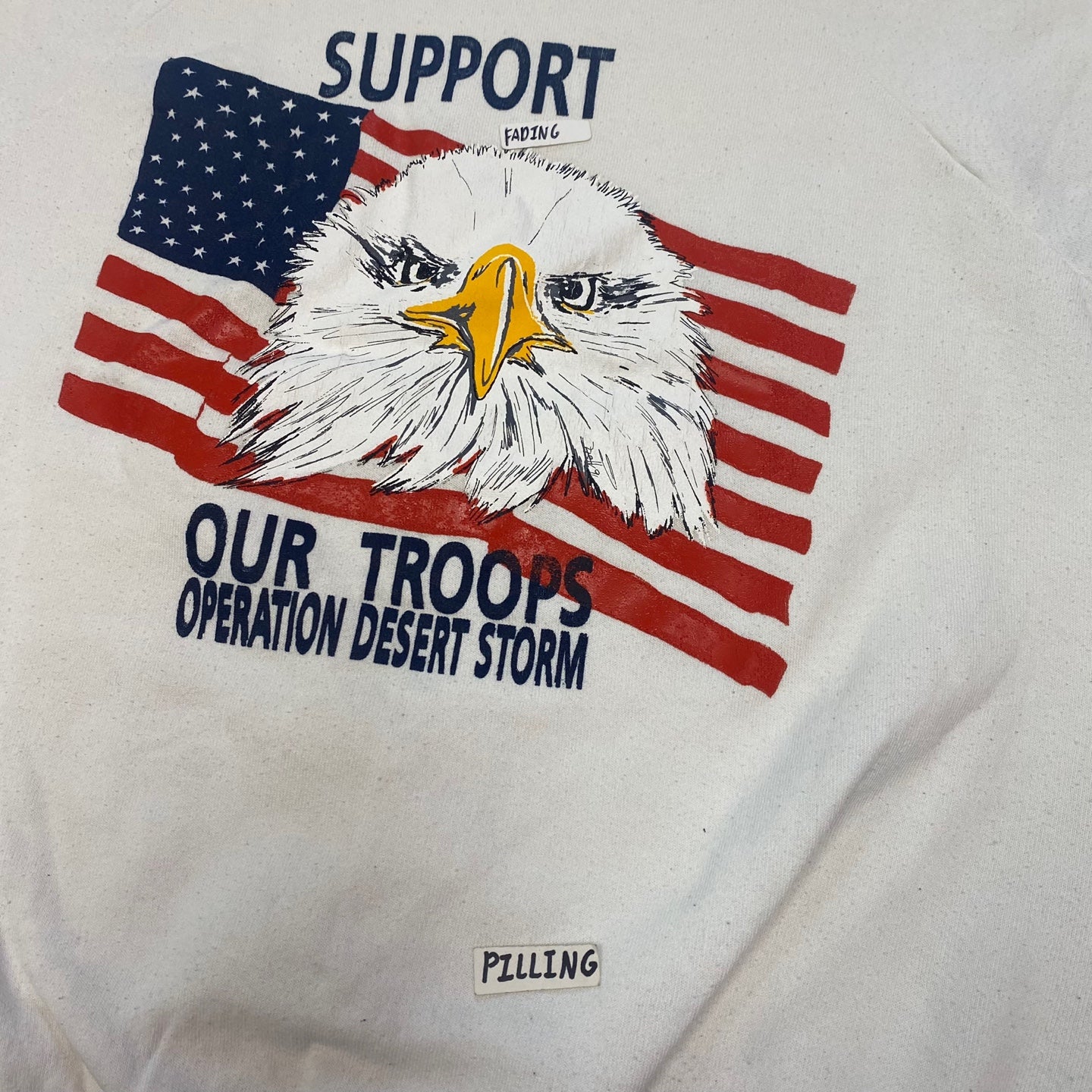 Vintage "Support Our Troops" USA Sweatshirt