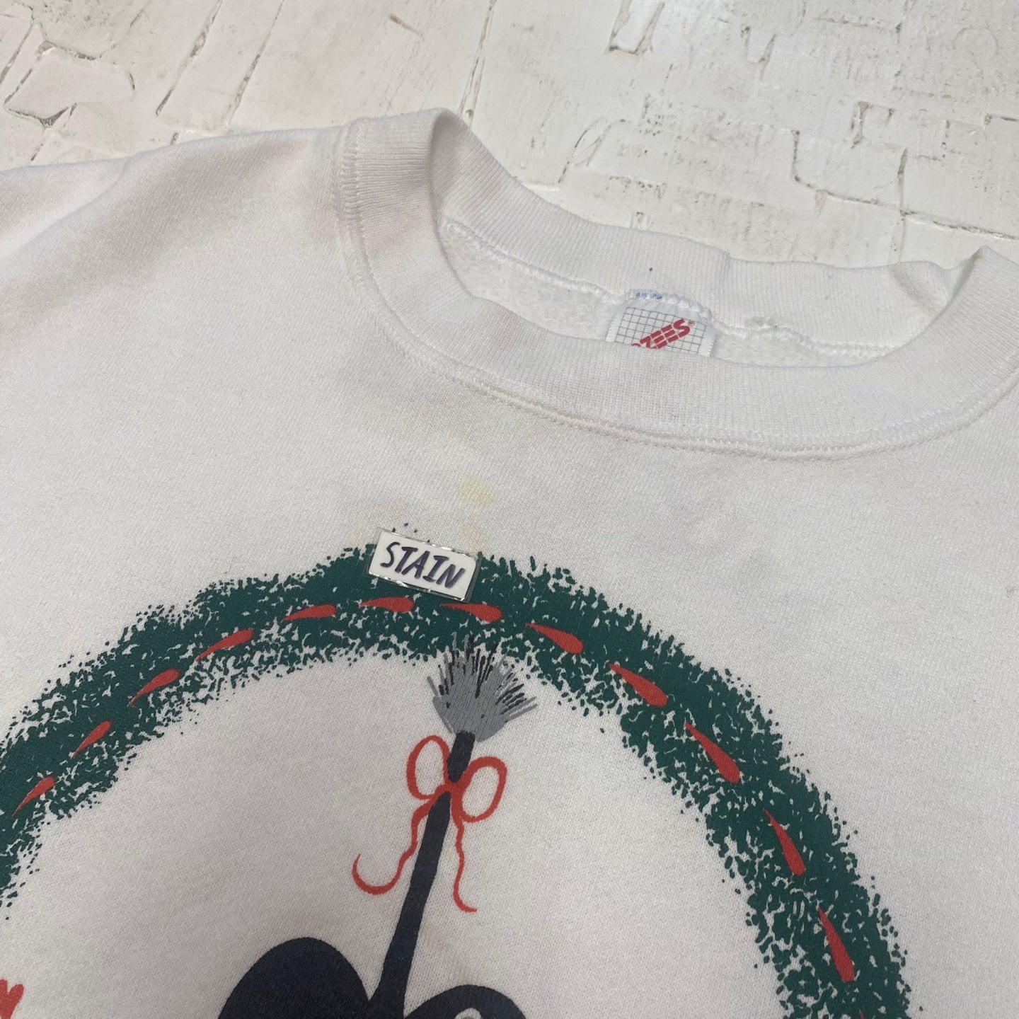 Vintage Cute Cow Sweatshirt with text "Cow Pies for Sale"