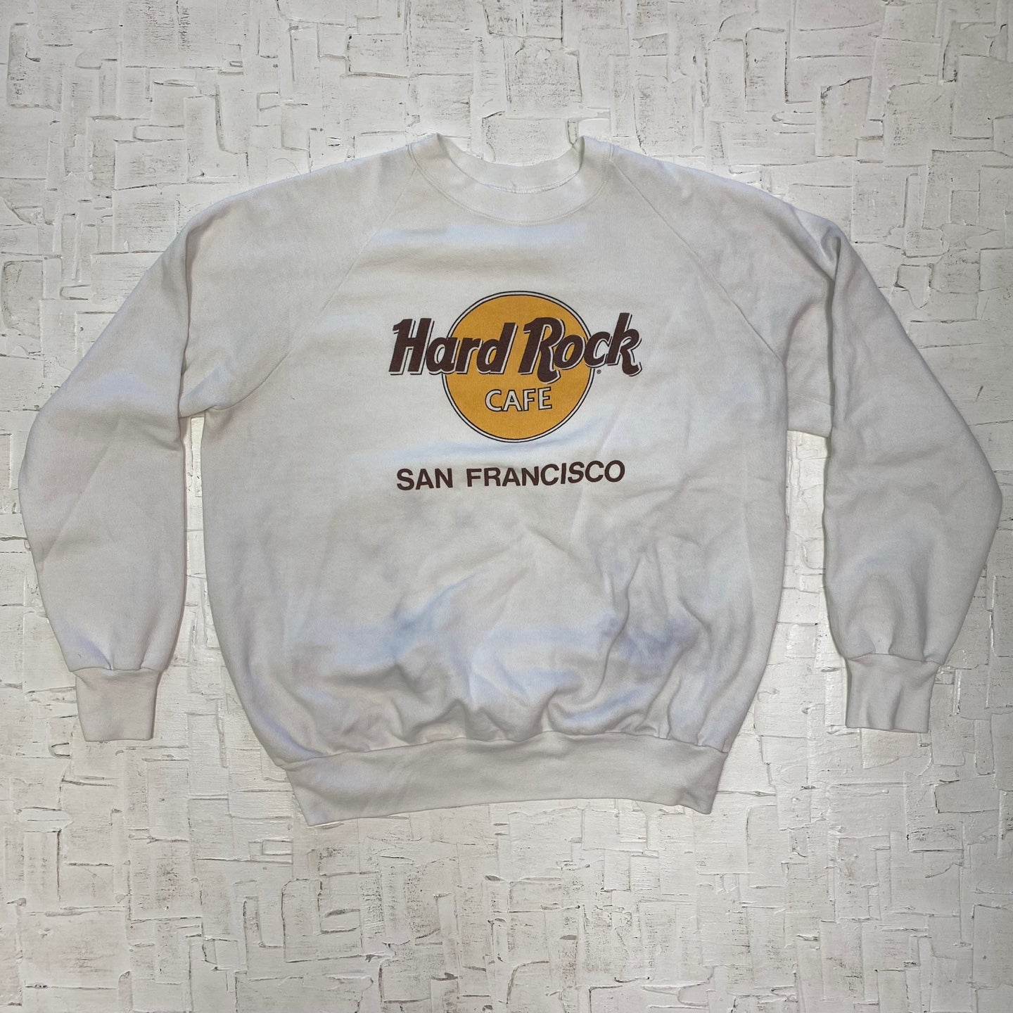 Vintage Hard Rock Cafe San Francisco White Sweatshirt