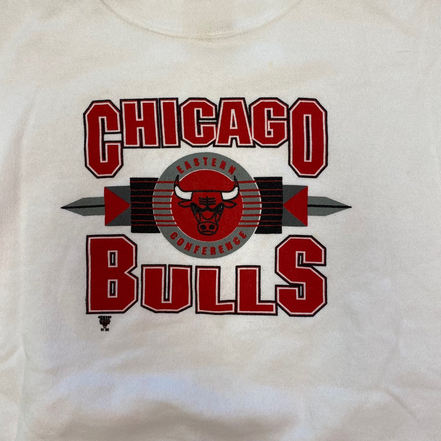 Vintage Chicago Bulls White Sweatshirt