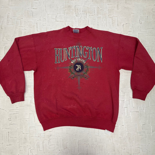 Vintage Huntington West Virginia Distressed Sweatshirt