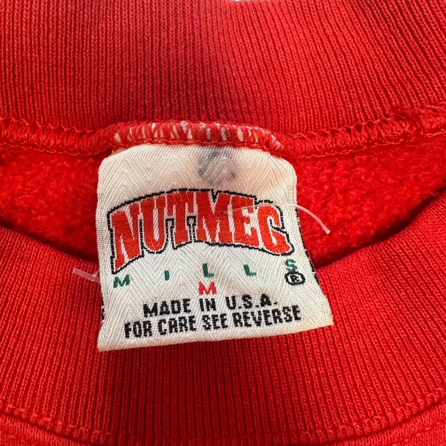 Vintage Red Ohio State Buckeyes College Football Sweatshirt