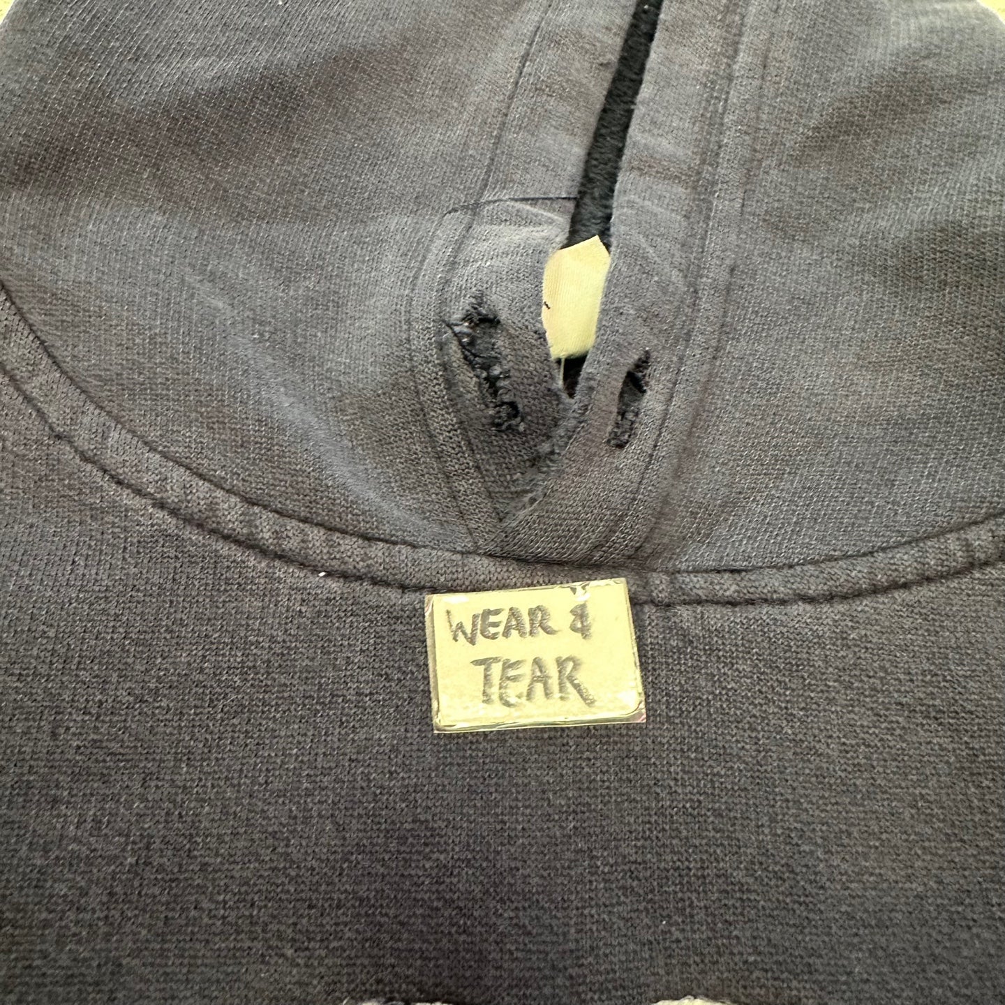 Vintage Distressed Penn State University Navy Blue Hoodie