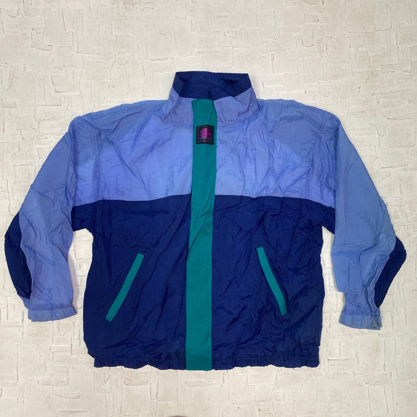 Vintage Sun Sations Sportswear Colour Block Windbreaker