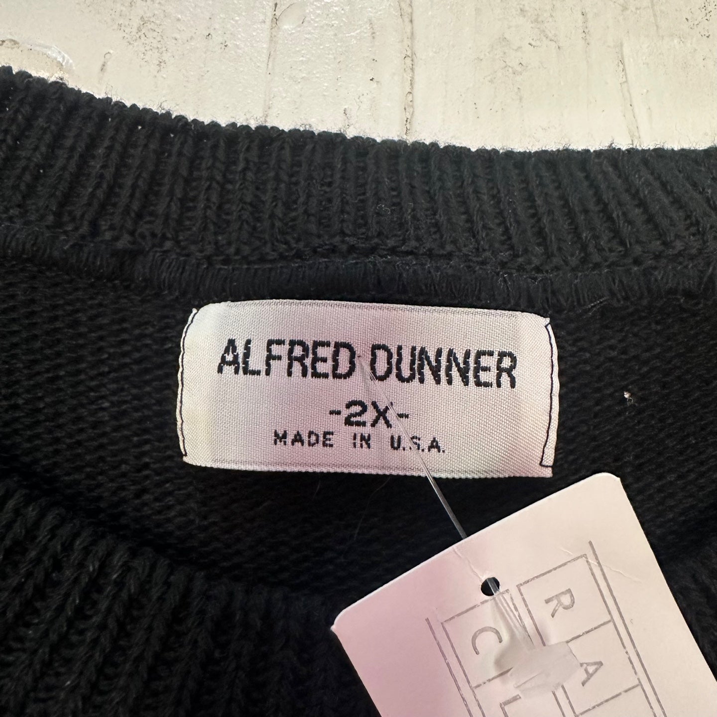 Vintage Alfred Dunner Colour Block Pattern Sweater