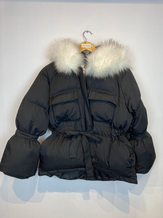 Removable Fur Cinched Winter Jacket