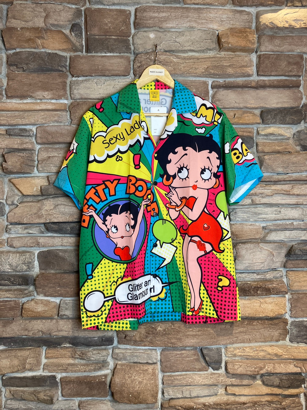 Betty Boop Short Sleeve Button Down