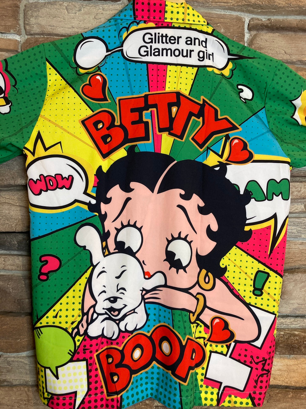 Betty Boop Short Sleeve Button Down