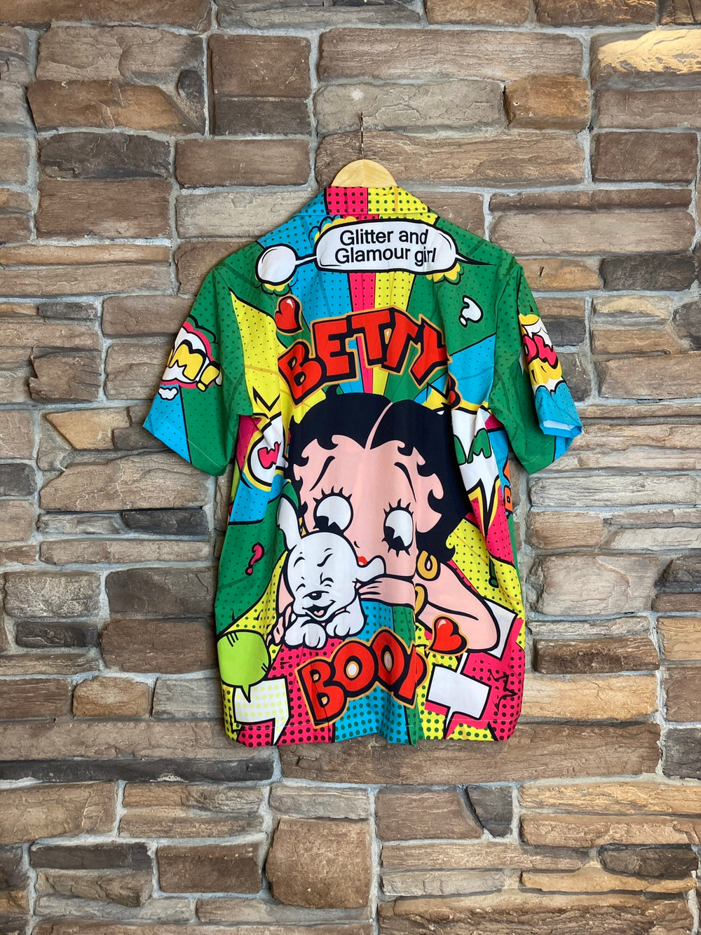 Betty Boop Short Sleeve Button Down