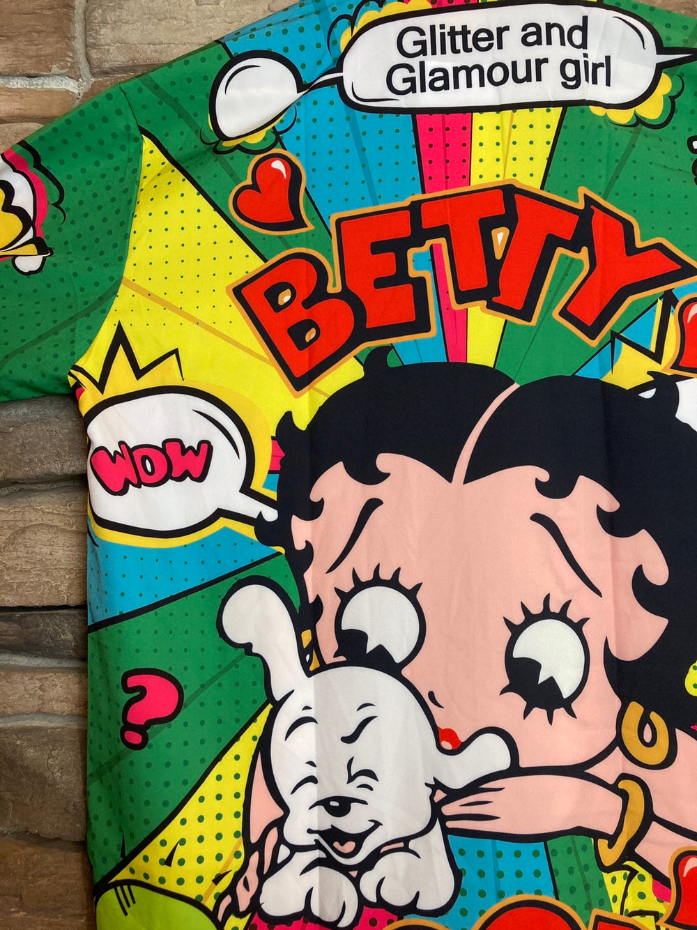 Betty Boop Short Sleeve Button Down