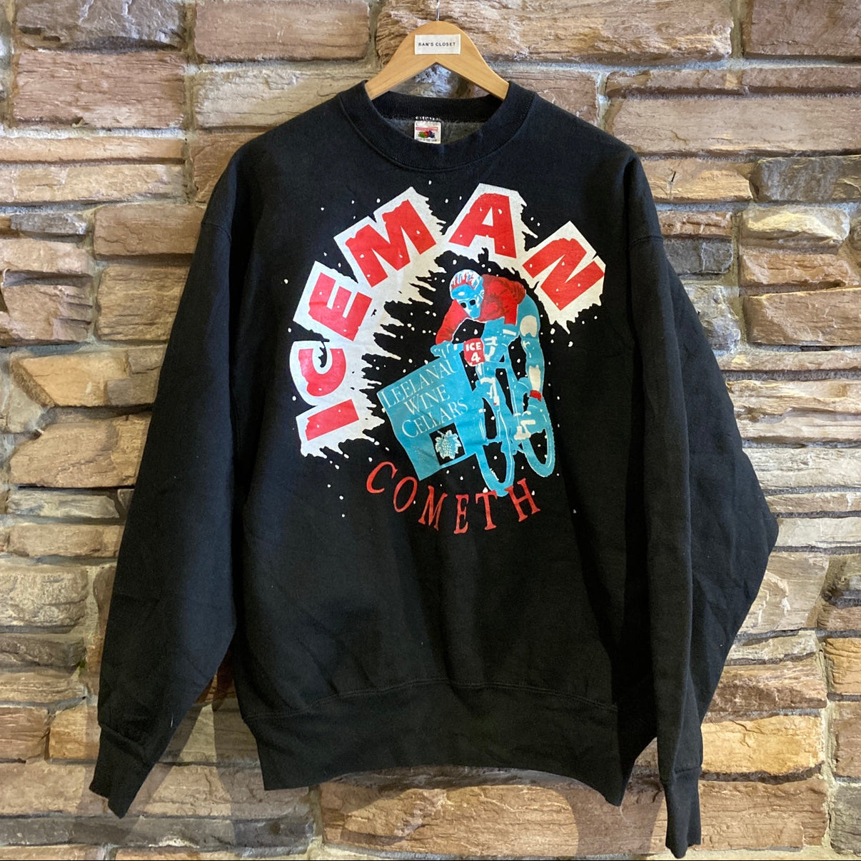 Vintage "The Iceman Cometh" Leelanau Wine Cellars Sweatshirt