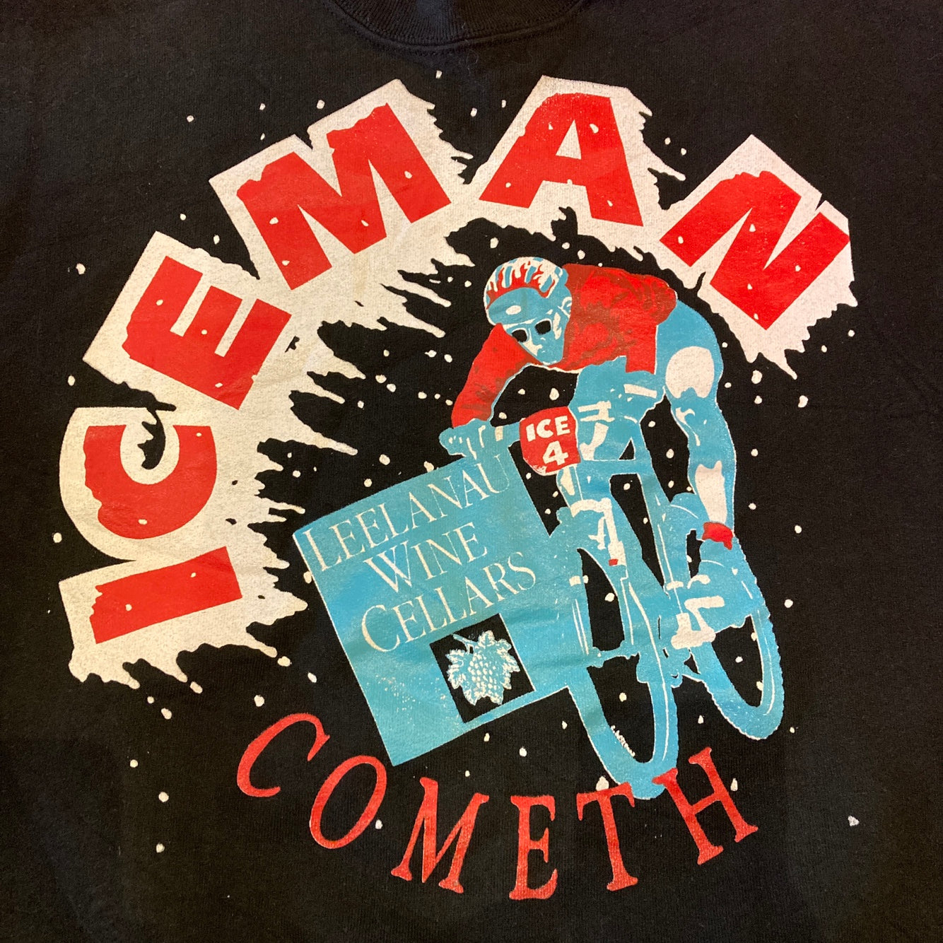 Vintage "The Iceman Cometh" Leelanau Wine Cellars Sweatshirt