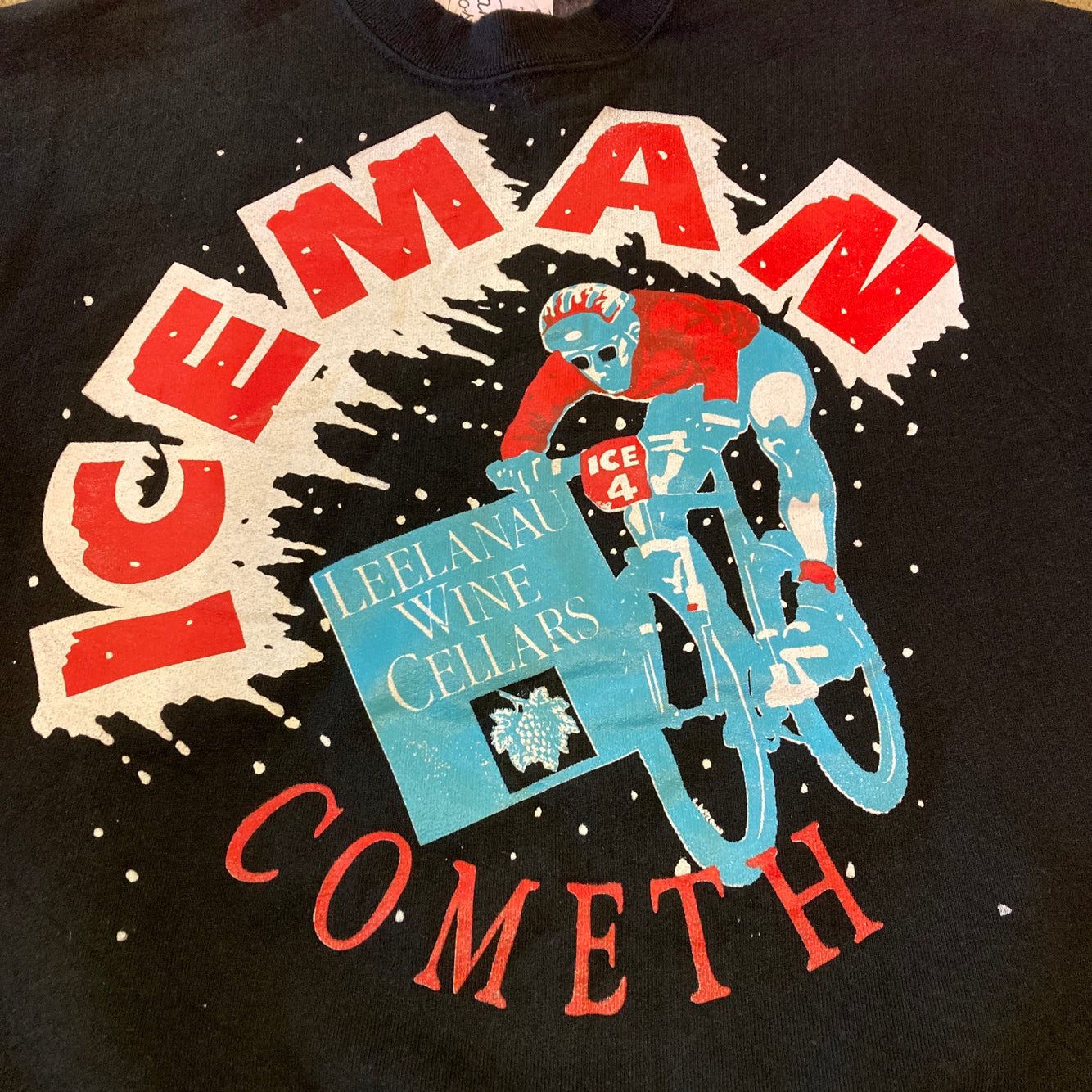 Vintage "The Iceman Cometh" Leelanau Wine Cellars Sweatshirt