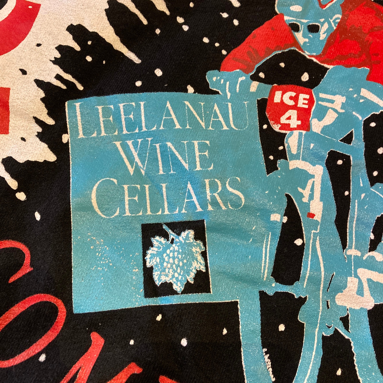 Vintage "The Iceman Cometh" Leelanau Wine Cellars Sweatshirt