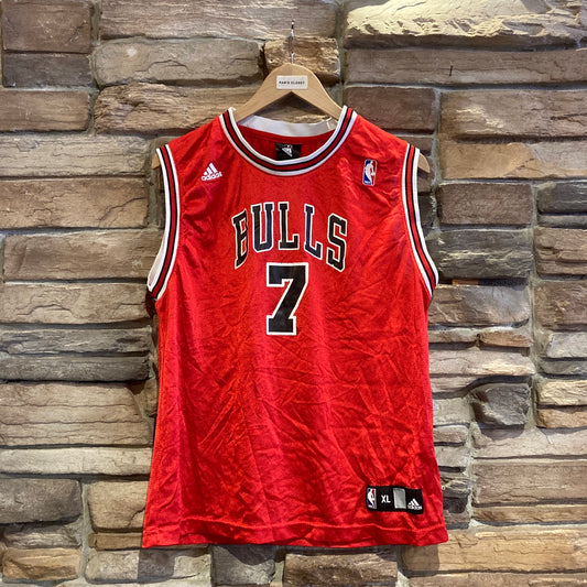 Vintage Chicago Bulls #7 Ben Gordon Jersey | Vintage Jersey | NBA Chicago Bulls Ben Gordon Jersey | Adidas Bulls Jersey | Size XL | NPQ-2086