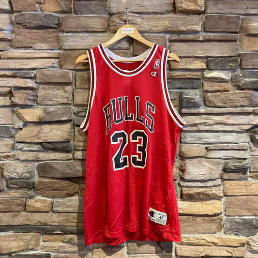 Vintage Chicago Bulls #23 Michael Jordan Jersey | Vintage Jersey | Chicago Bulls #23 Jersey | Michael Jordan Jersey | Champion | NPQ-2087