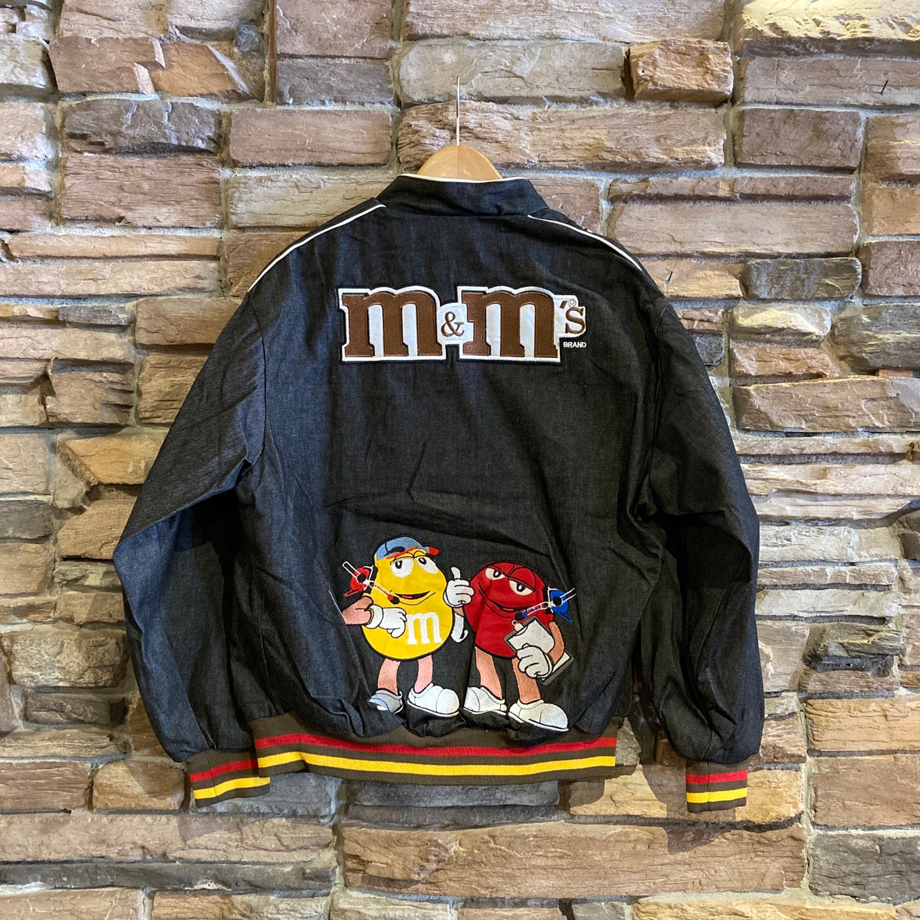 Grey Denim M&M Racing Jacket