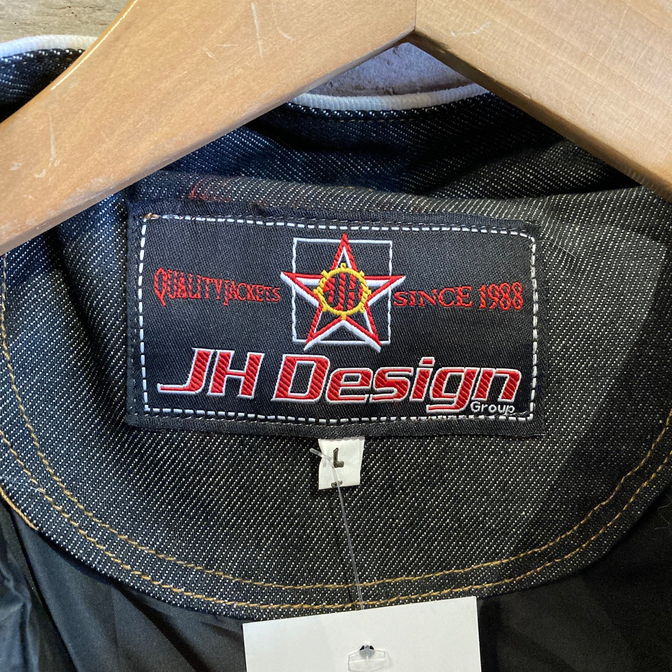 Grey Denim M&M Racing Jacket