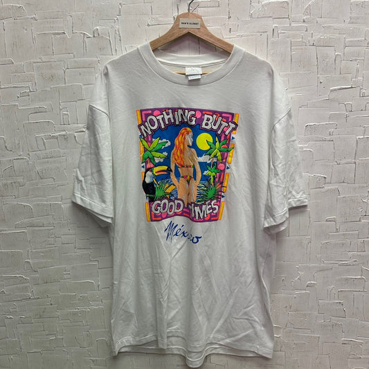 Vintage Mexico "Nothing Butt Good News" Graphic T-Shirt