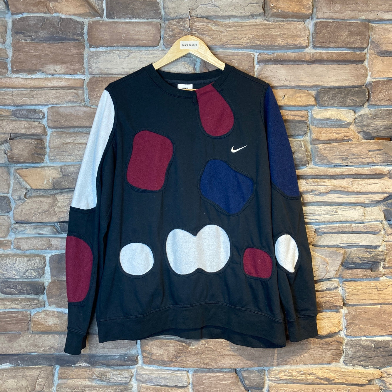 Reworked Nike Patchwork Sweatshirt