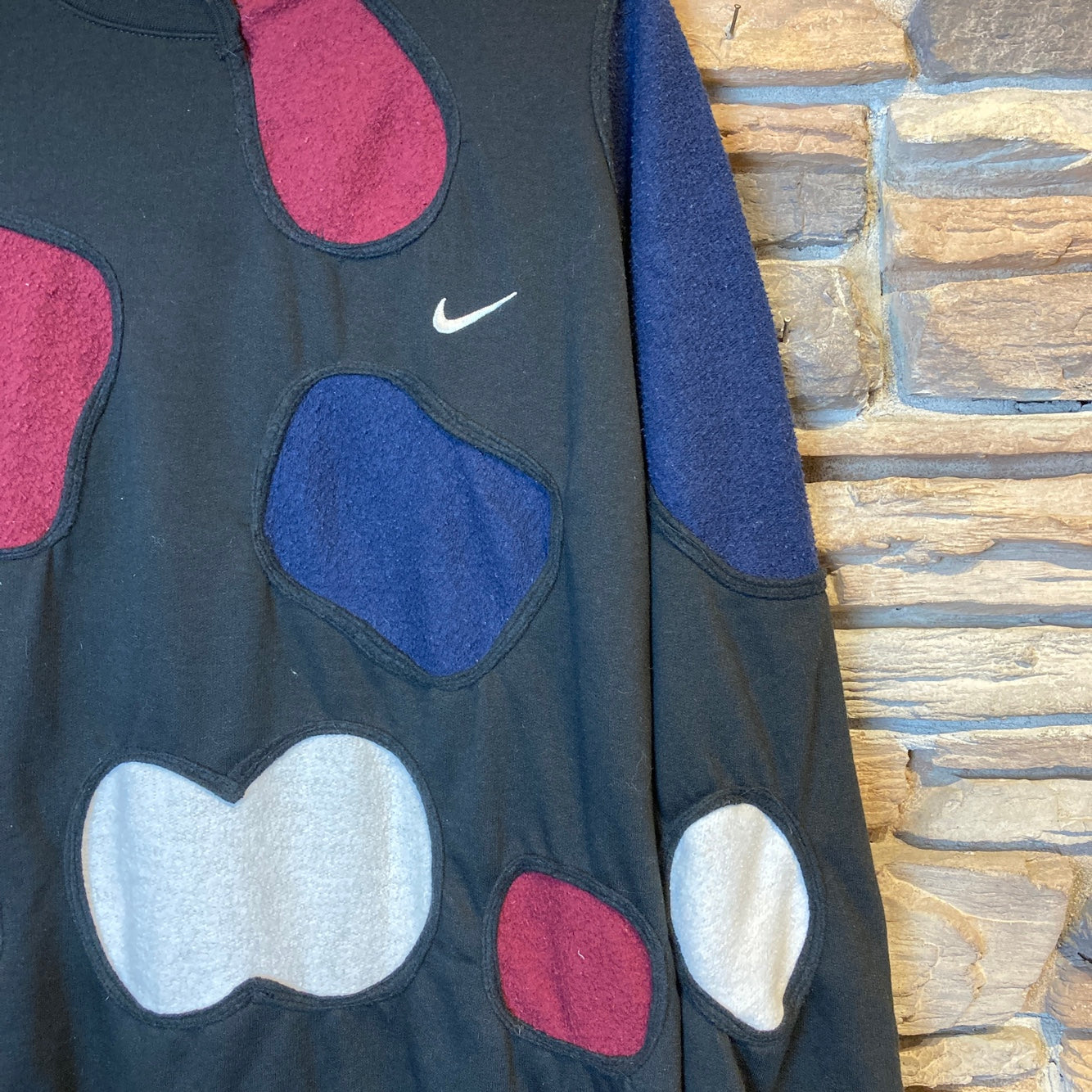 Reworked Nike Patchwork Sweatshirt