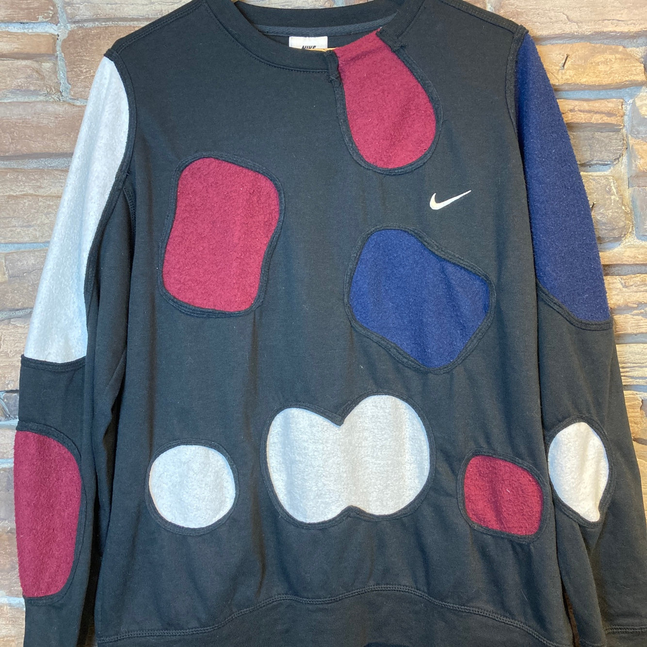 Reworked Nike Patchwork Sweatshirt