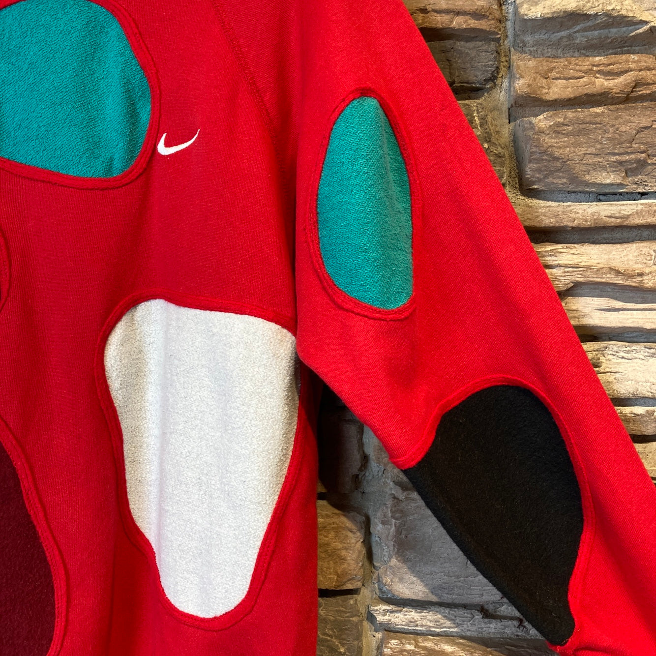 Reworked Nike Patchwork Sweatshirt