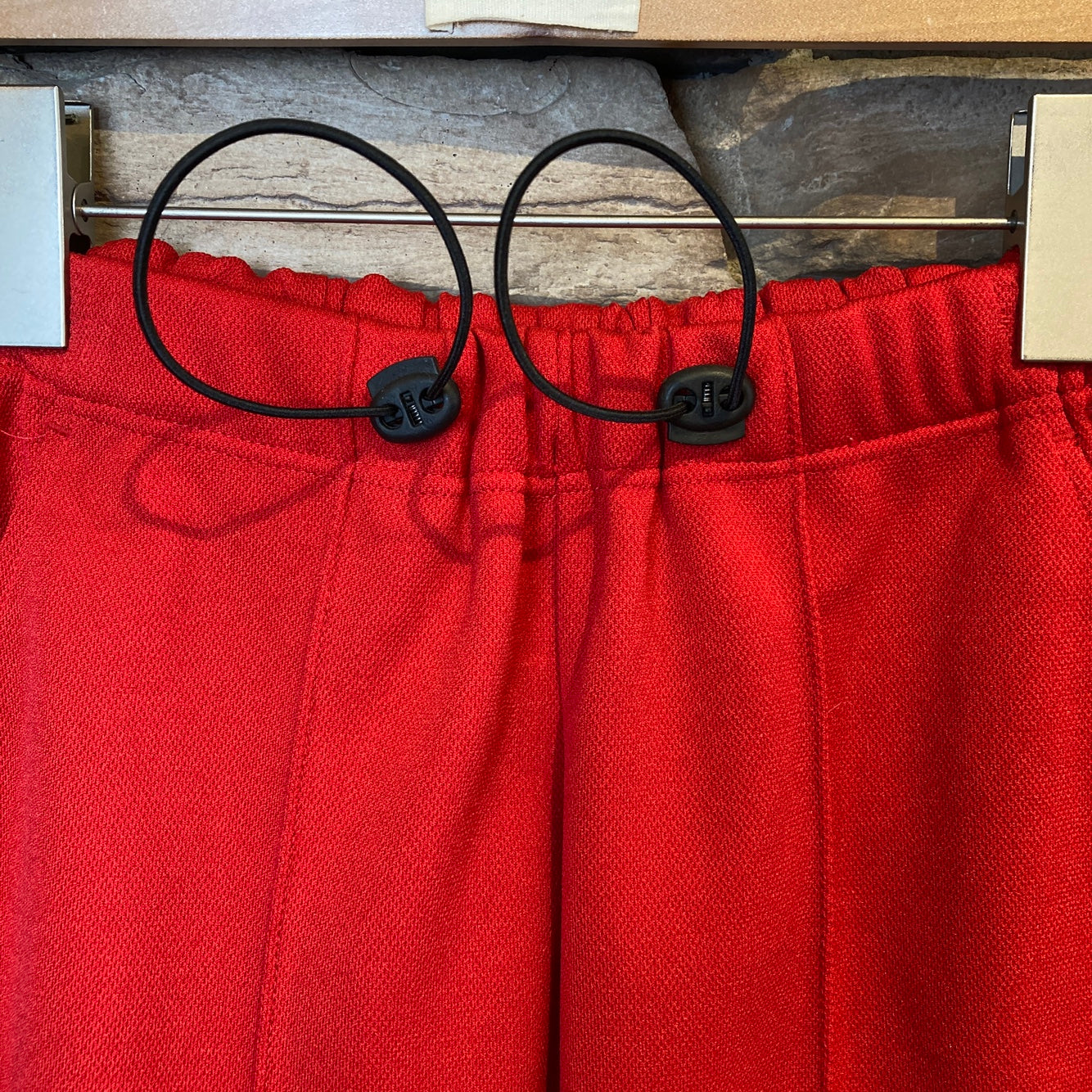 Reworked Puma Red Track Skirt