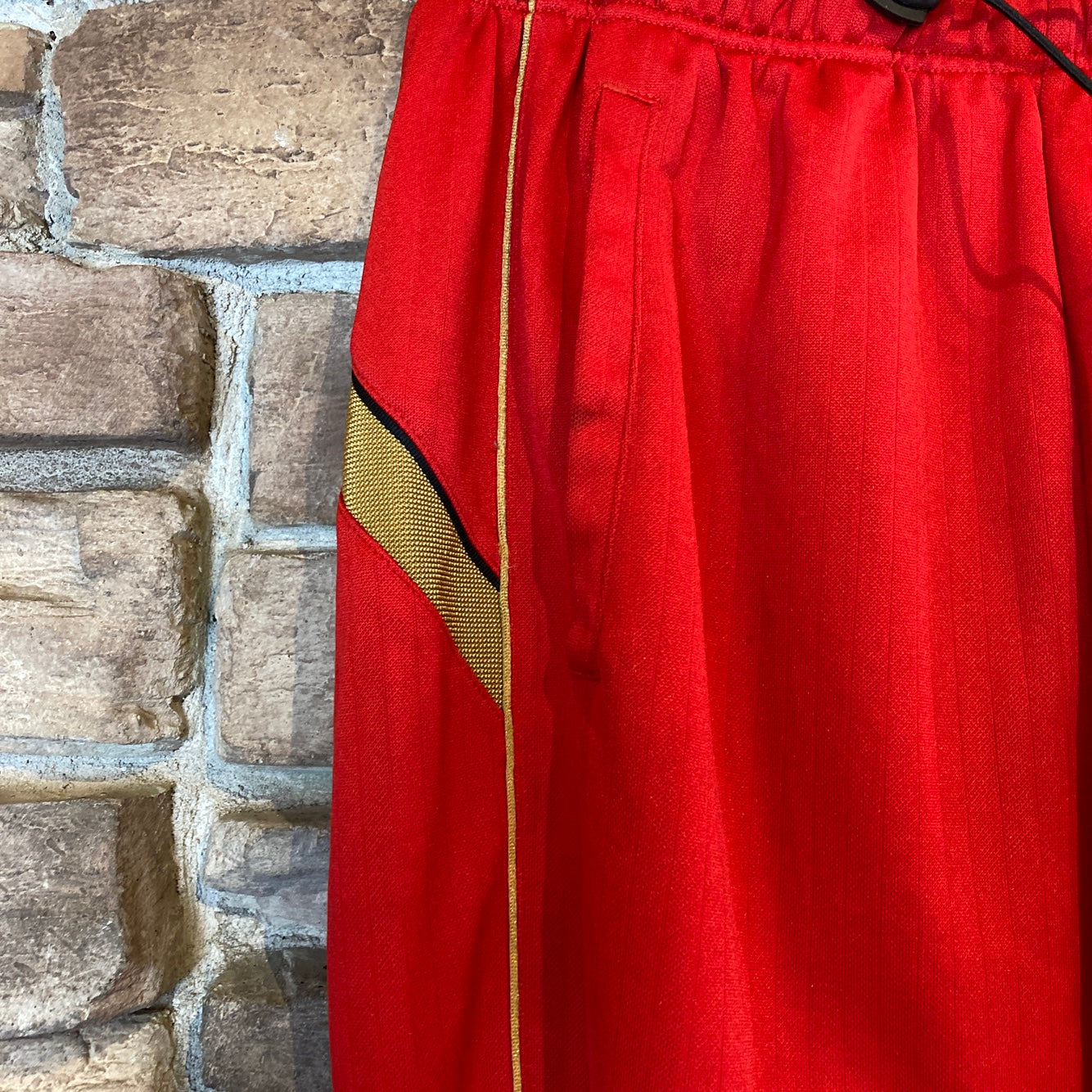 Reworked Nike Red Track Skirt